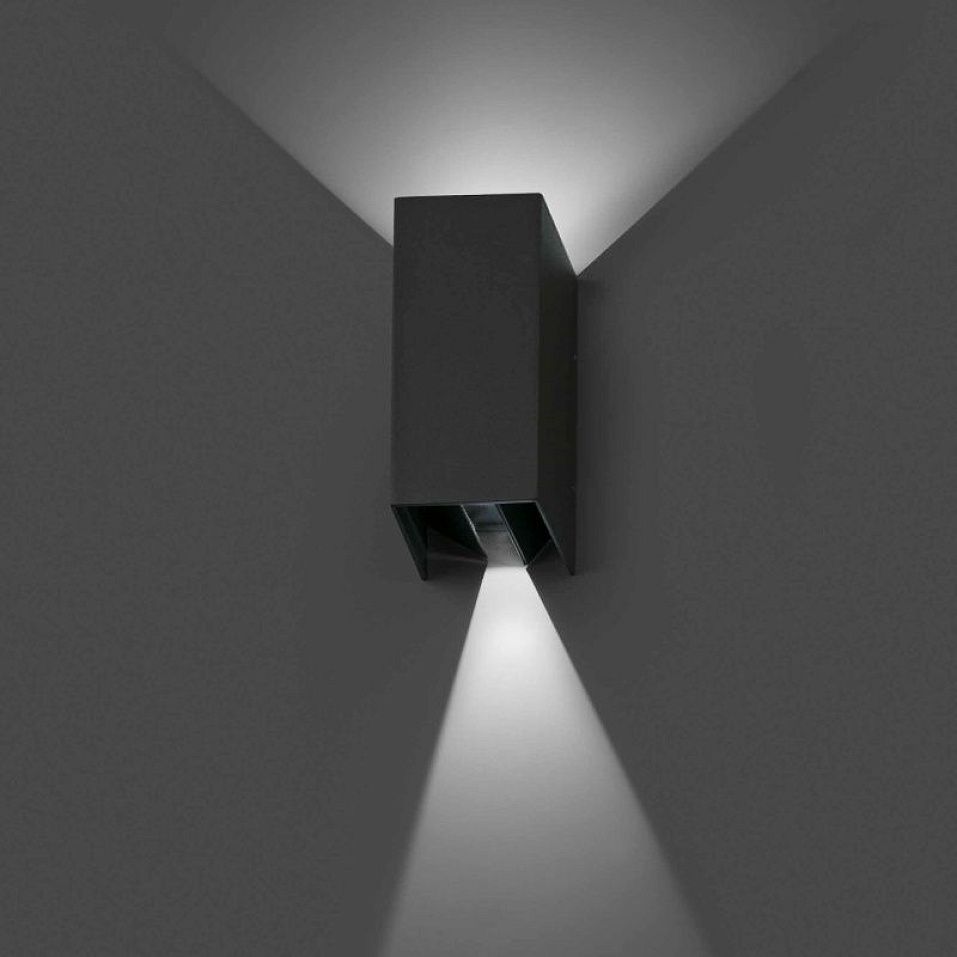 70634 bliNd графит///прозрачный настенный LED 2х3  х   