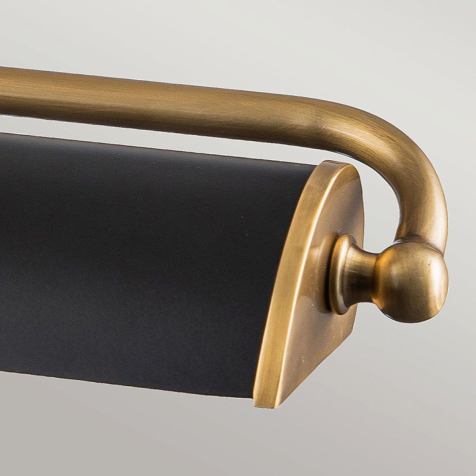 WINCHFIELD-PLL-AB-MB WINCHFIELD Aged Brass & Matte Black /Matte Black// настенный E14 4х40  х   