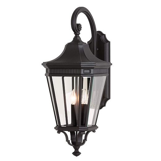 FE-COTSLN2-L-BK Cotswold Lane Black /Clear// настенный E14 3х60  х  FE-COTSLN2-L-BK