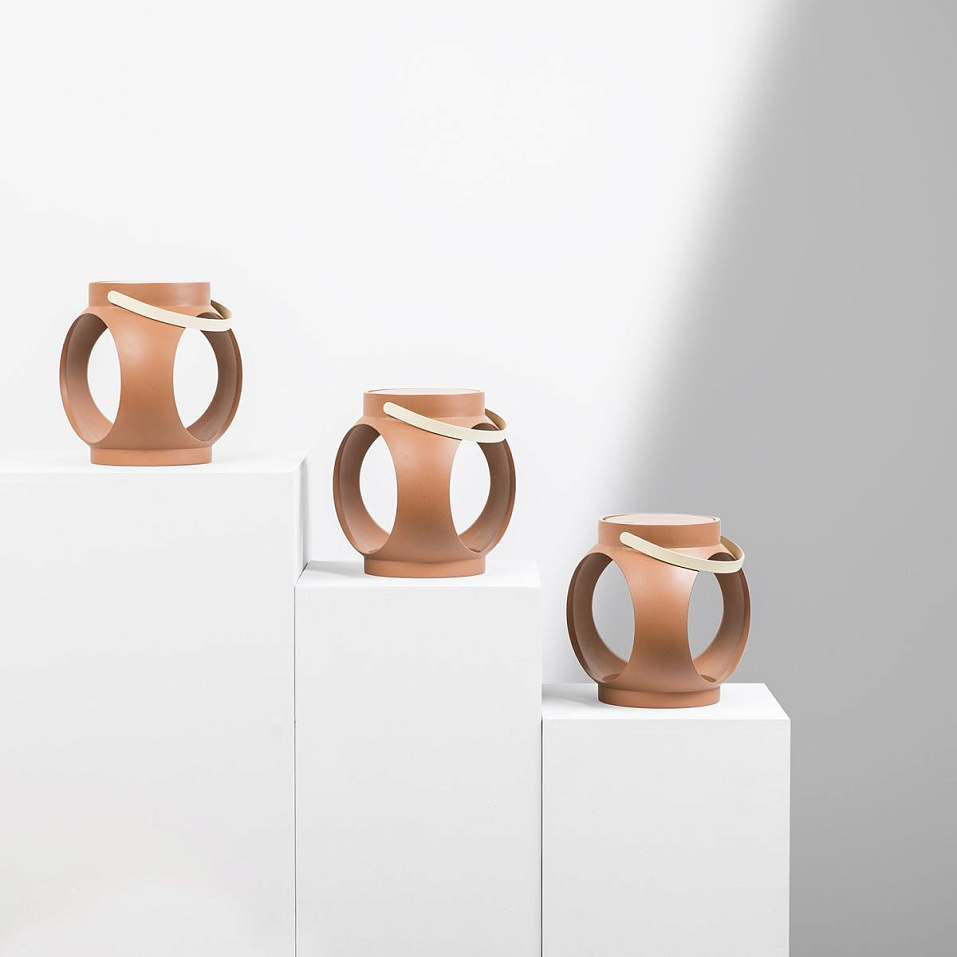 70790 CANDELA terracotta///матовый переносной LED 1х3  х   