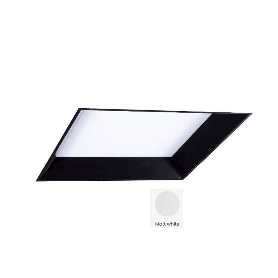 10191.35.TR.W.OP.3K/10191.11.W.OP.3K FLORIDA SQUARE white///white встраиваемый LED 1х33  х   