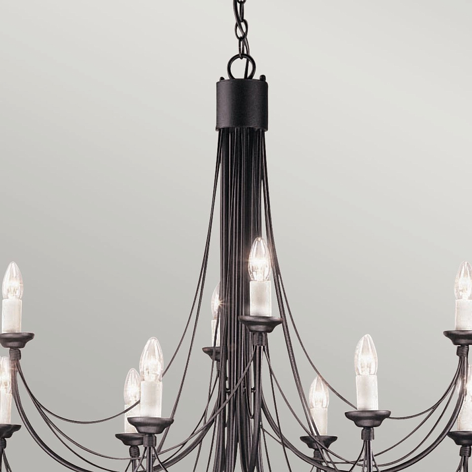 CB12-BLACK CARISBROOKE Black /// подвесной E14 12х60  х   