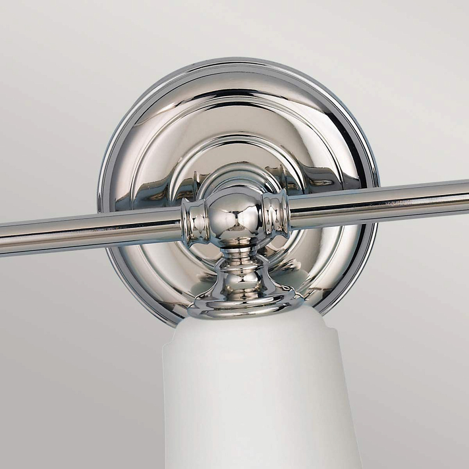 FE-HUGOLAKE3BATH HUGOLAKE Polished Chrome /White// настенный G9 LED 3х3.5  х   