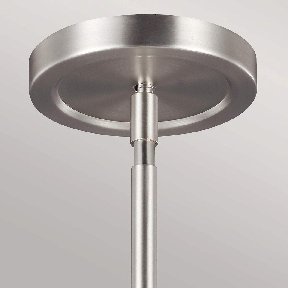 FE-PROSPECT-PARK-4P PROSPECT PARK Satin Nickel with Chrome /Opal white// подвесной E27 4х60  х   
