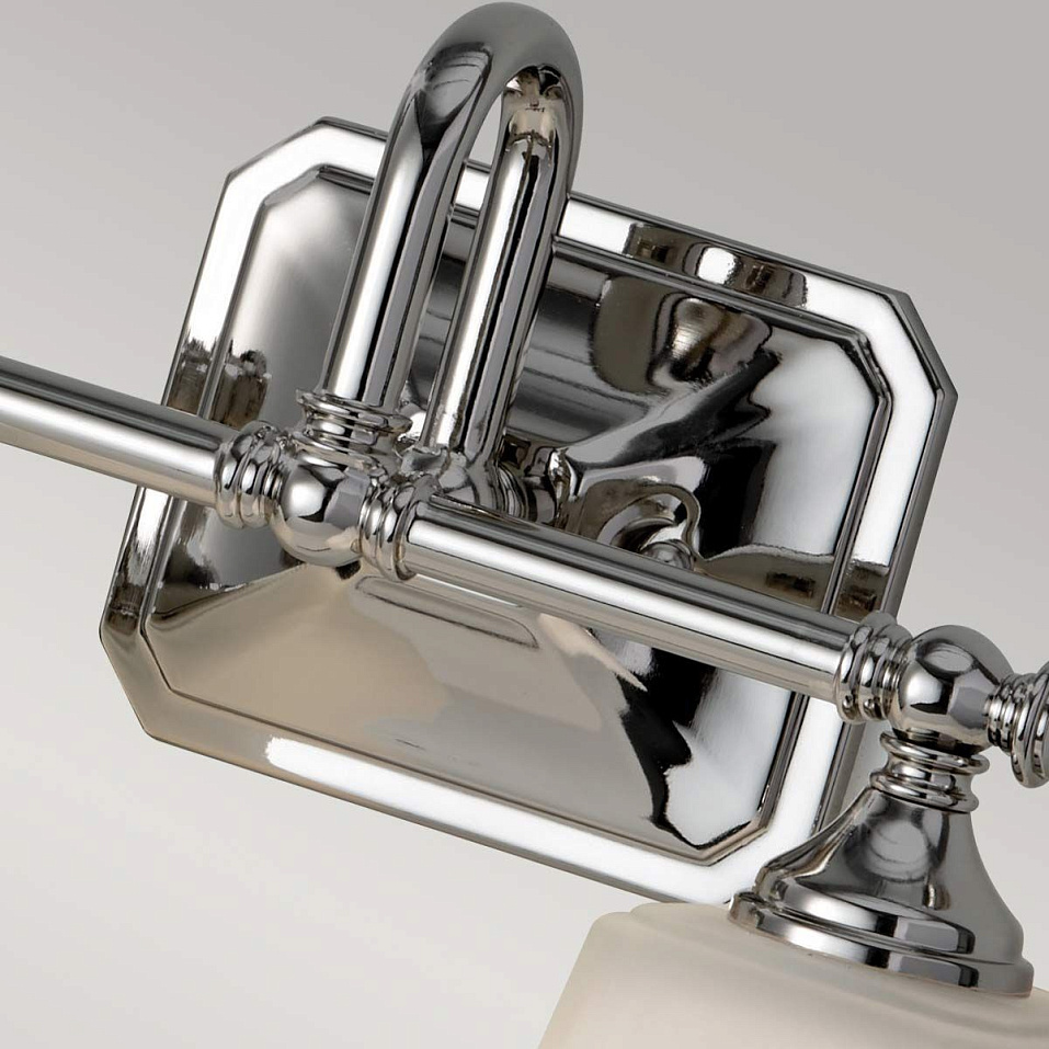 FE-CONCORD2-BATH CONCORD Polished Chrome/Etched Glass// настенный G9 LED 2х3  х   