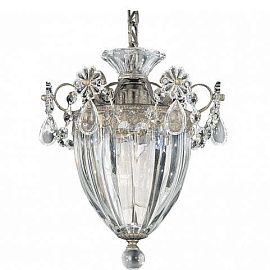 1241 48 H BAGATELLE antique silver/прозрачный// подвесной E27 1х60  х  1241 48 H