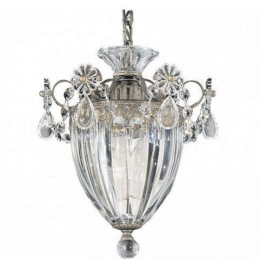 1241 48 H BAGATELLE antique silver/прозрачный// подвесной E27 1х60  х  1241 48 H