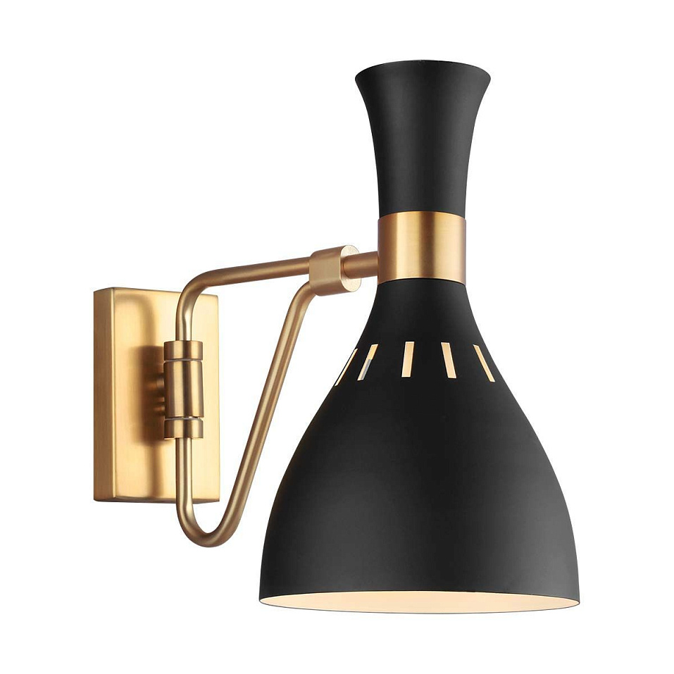 FE-JOAN1-MB JOAN Burnished Brass /Midnight Black// настенный E27 1х60  х   