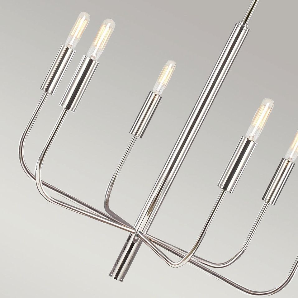 FE-BRIANNA6-PN BRIANNA Polished Nickel /// подвесной E14 6х60  х   