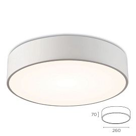 325 40 50 42 D=26 IO LED matt white///white потолочный LED 1х15  х  325 40 50 42 D=26