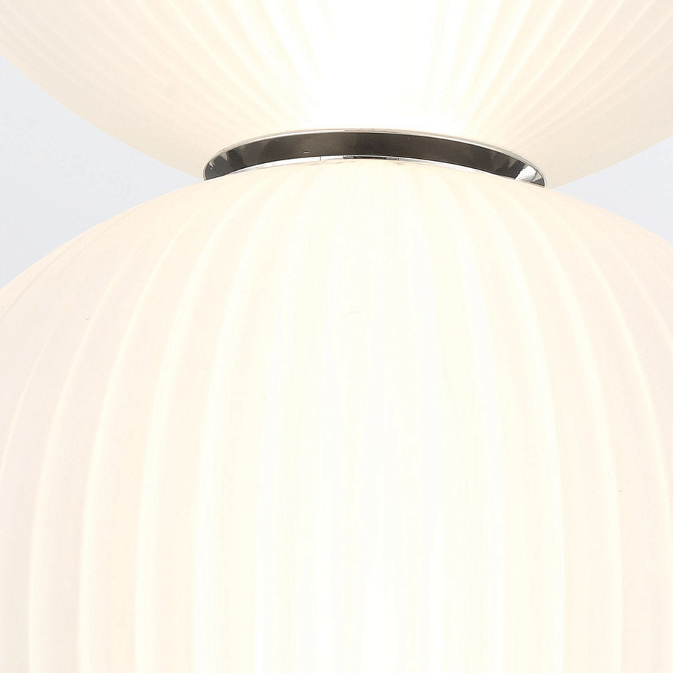QN-PALMAS-2MP-PN PALMAS Polished Nickel/Frosted White// подвесной LED 1х20  х   