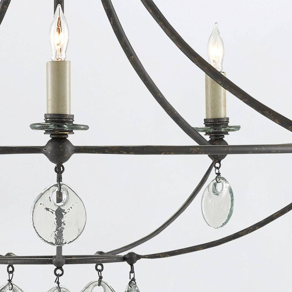 QNC-NOVELLA5-ABK NOVELLA Aged black /clear/// подвесной E14 5х60  х   