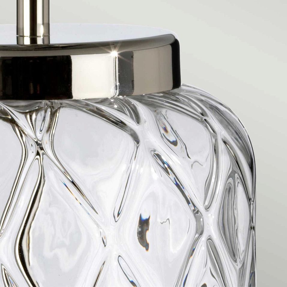 QN-SOLA-TL-S SOLA Polished Nickel/Clear/Titanium// настольный E27 1х60  х   
