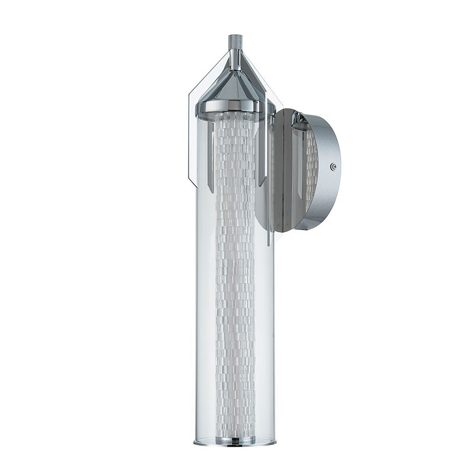 QN-ESPADA-1W-PC ESTRADA Polished Chrome/Clear//прозрачный настенный LED 1х18  х   
