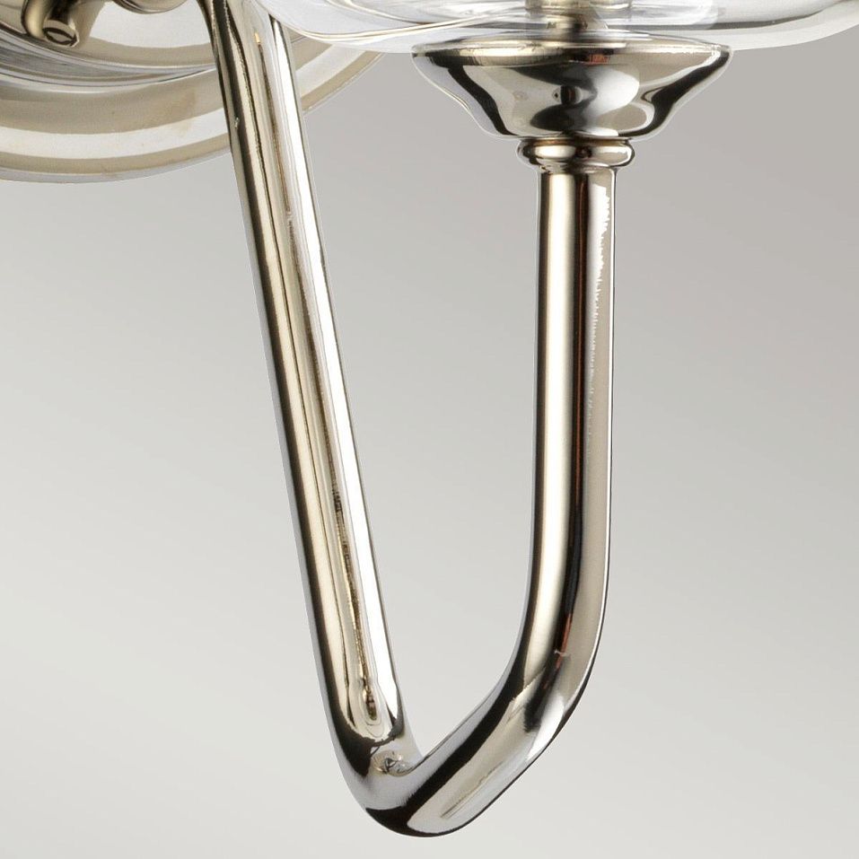 DL-ARMAND1-PN ARMAND Polished Nickel/Clear// настенный E14 1х40  х   