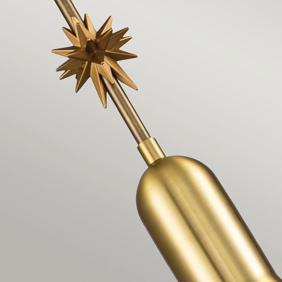 ETOILE-P-S-AB ETOILE Aged Brass and Gold Leaf /Aged Brass// подвесной E27 1х60  х   