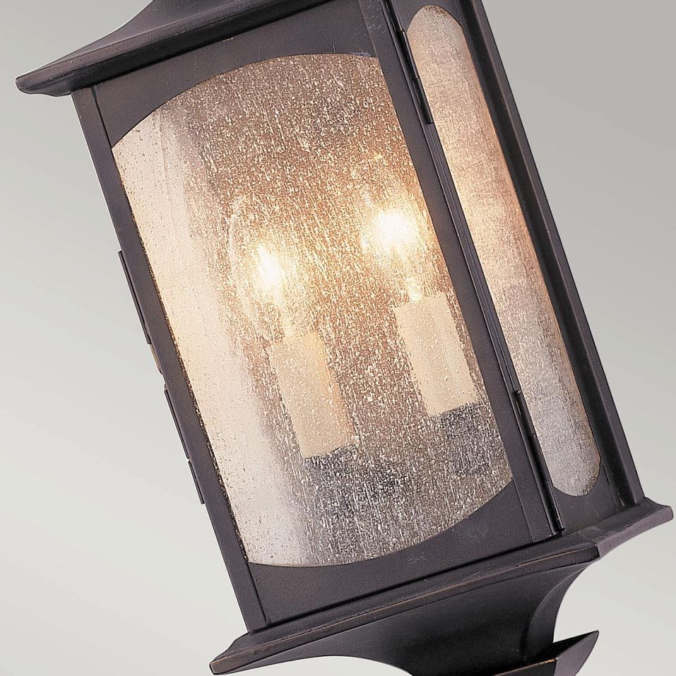 QN-MARKET-SQUARE-M MARKET SQUARE Oil Rubbed Bronze/Clear Seeded// настенный E14 2х60  х   