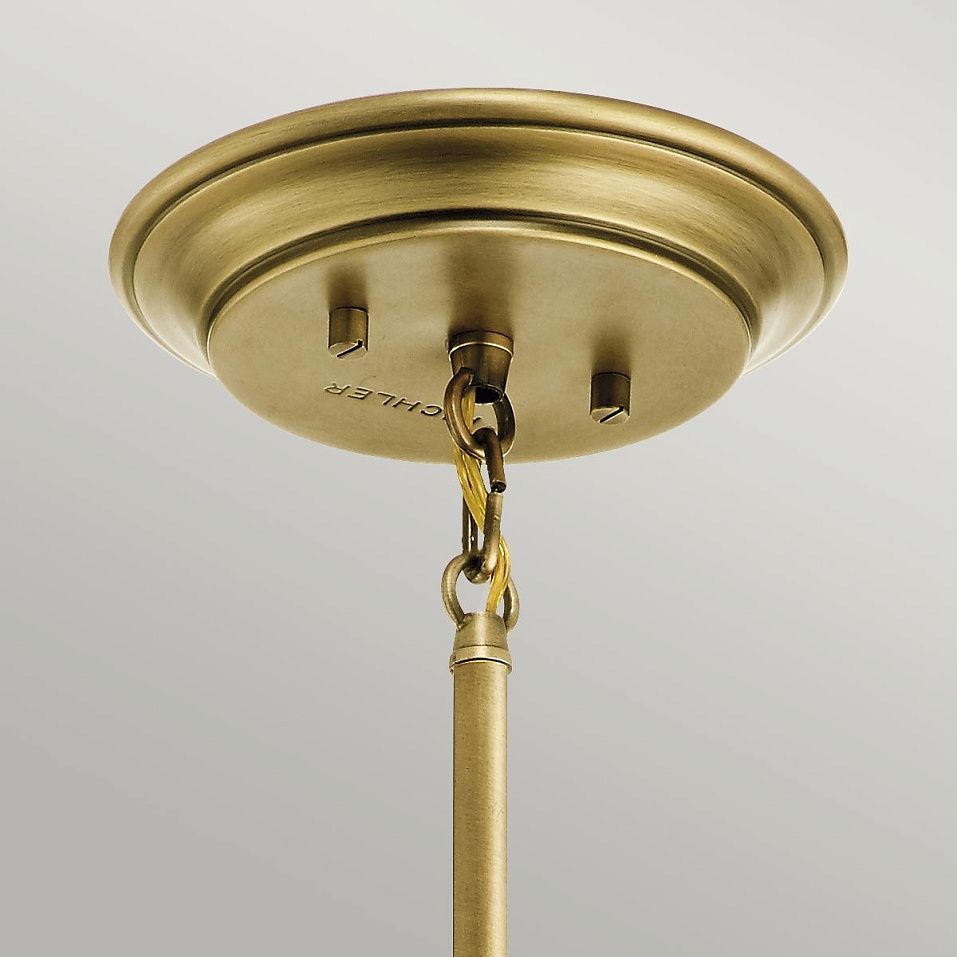 KL-WAVERLY-MP-NBR WAVERLY Natural Brass/Seeded clear// подвесной E27 1х60  х   