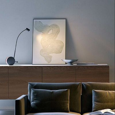 CHIO02103 CHIOCCIOLA BLACK/BLACK// настольный LED 1х11  х