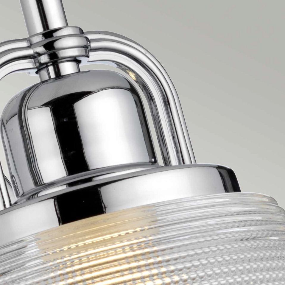 QZ-DUBLIN1-PC DUBLIN Polished Chrome/Clear// настенный G9 LED 1х3  х   
