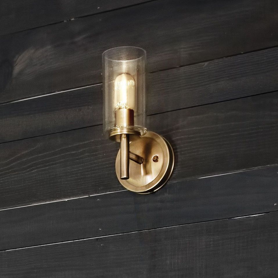 HK-COLLIER1 COLLIER Heritage Brass/Clear Seeded // настенный E27 1х100  х   