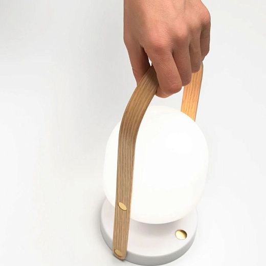 A657-081 FOLLOWME WOOD/WHITE// портативный LED 2700K 1х5  х  A657-081