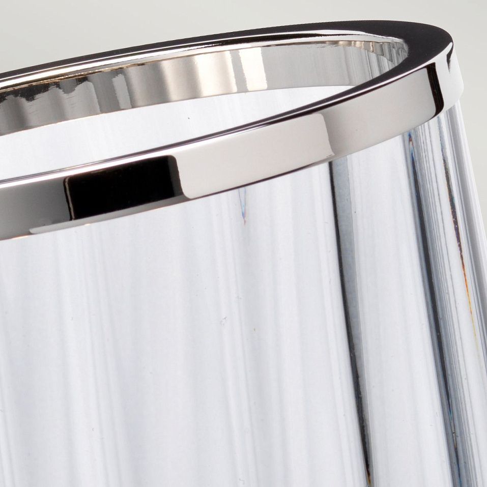 QN-ARNO-SMOKE-PN ARNO Polished Nickel/Smoked tint glass// настольный GX-53 1х9  х   
