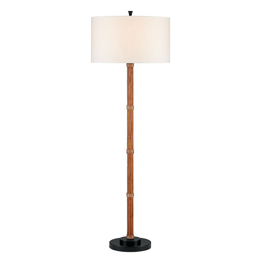 QNC-REED-FL REED Black /Natural/White// напольный E27 1х150  х  QNC-REED-FL