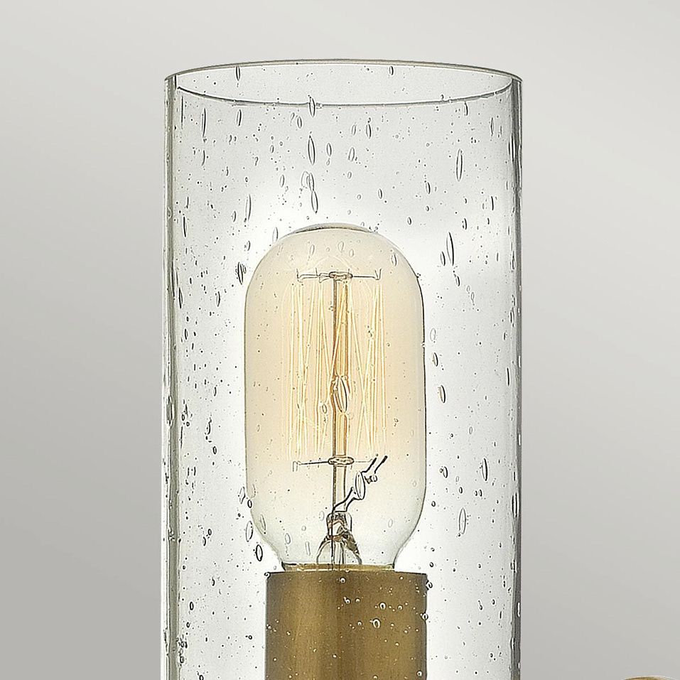 HK-COLLIER1 COLLIER Heritage Brass/Clear Seeded // настенный E27 1х100  х   
