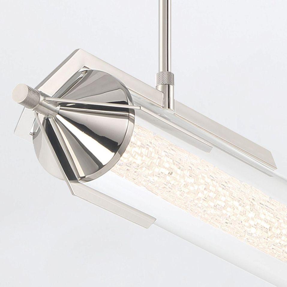 QN-ESPADA-LP-PC ESTRADA Polished Chrome/Clear//прозрачный подвесной LED 1х38  х   