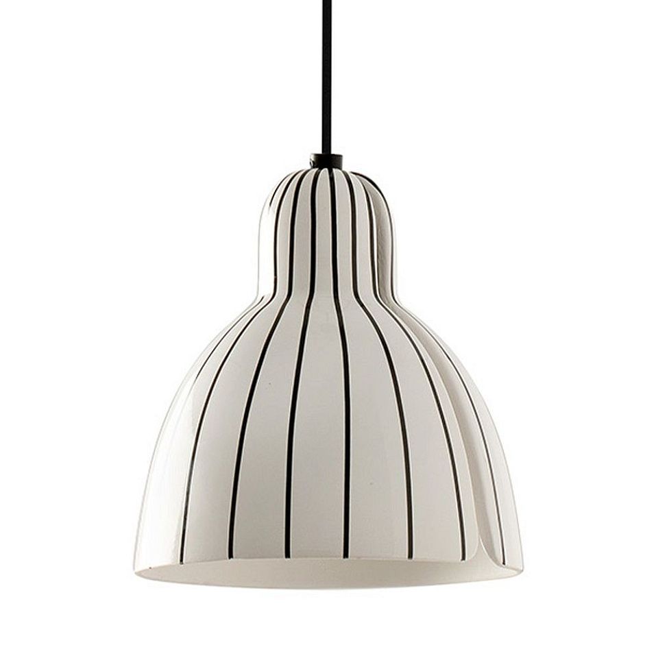 64255-127 VENICE Black/Black & White Gloss// подвесной E27 LED 1х15  х   