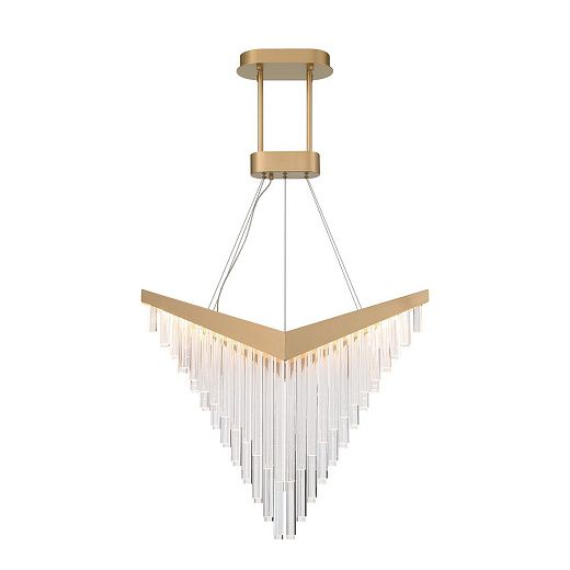 QN-VIVIEN-P-L-BG VIVIEN Brushed Gold/Clear// подвесной LED 1х40  х  QN-VIVIEN-P-L-BG