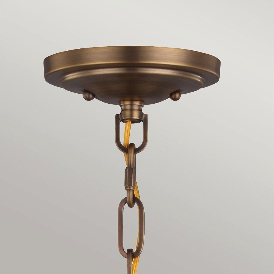 FE-CADENCE-1P-MB CADENCE Dark Antique Brass/ Matte Black /Opal white// подвесной E27 1х75  х   