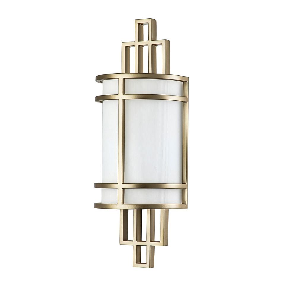 FE-FUSION1-PNBR FUSION Painted Natural Brass/Opal glass// настенный E27 1х60  х   