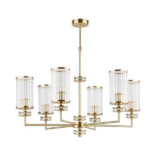 ADR-ZW-6(ZM) ADRIA matt gold/clear// подвесной E14 6х40  х  ADR-ZW-6(ZM)