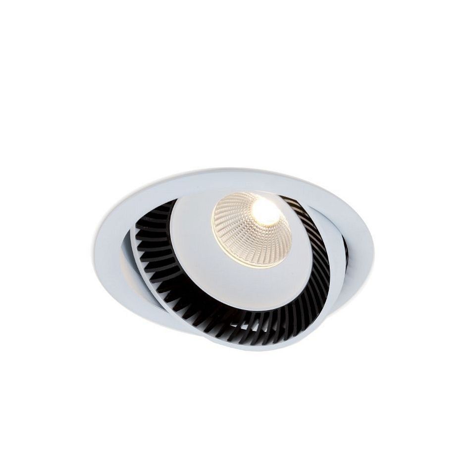 20028.BW.D60.3K LUK white/black/// встраиваемый LED 1х9,3  х   