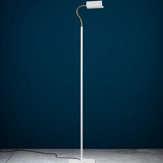 UFFW U. W FLEX white/brass/white// напольный LED 1х15  х  UFFW