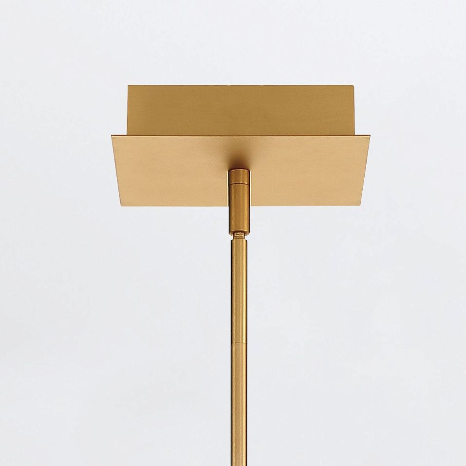 QN-CAMENO-LP-BG CAMENO Brushed Gold///белый подвесной LED 1х74  х   