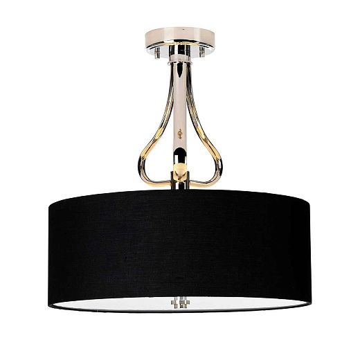 BATH-FALMOUTH-SF-PC  FALMOUTH Polished Chrome/Black//белый потолочный G9 LED 3х3  х  BATH-FALMOUTH-SF-PC 