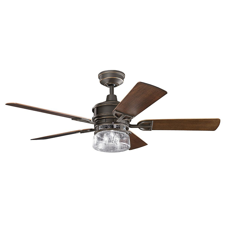 KLF-LYNDON-52-OZ LYNDON Olde Bronze/clear// потолочный E27 LED 3х8  х   