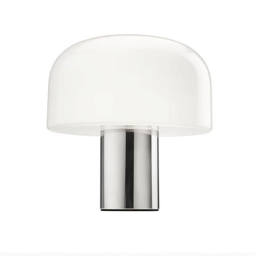 F1074064 BELLHOP GLASS ALUMINIUM/WHITE// настольный E27 1х15  х  F1074064