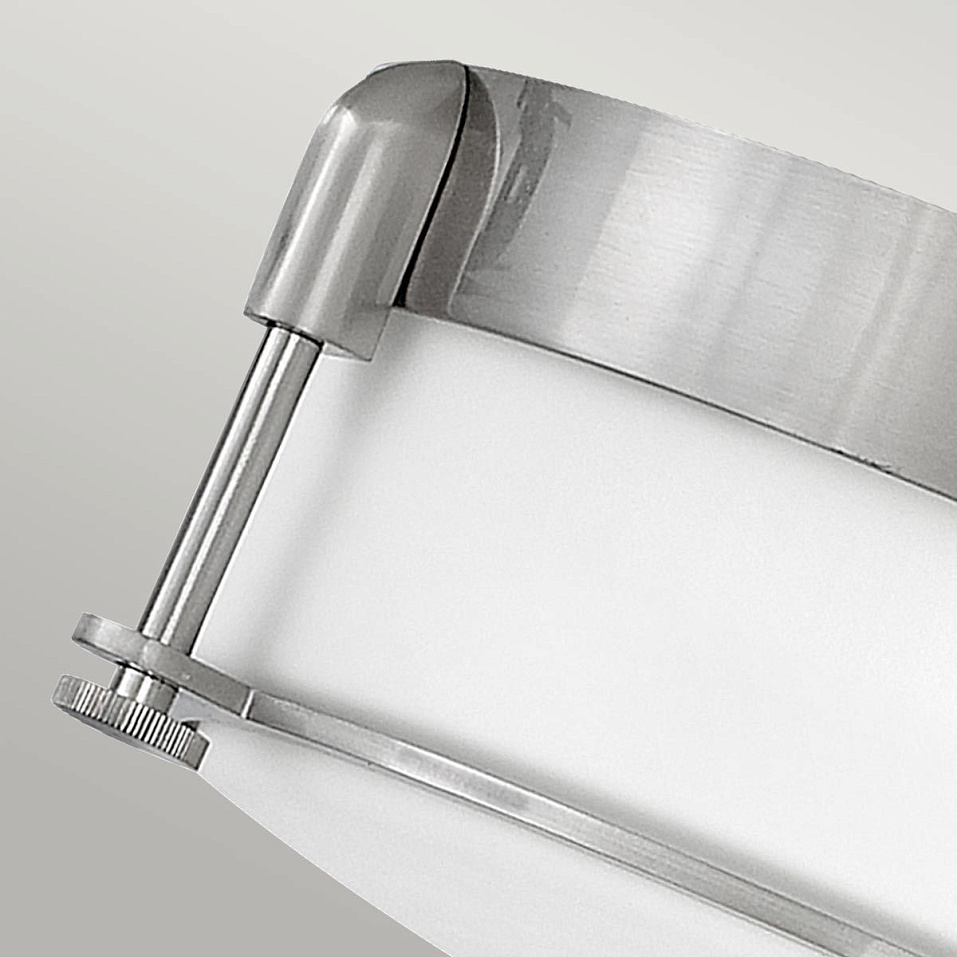 HK-COLBIN-F-S-BN COLBIN Brushed Nickel/Opal// потолочный E27 2х60  х   