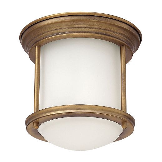 QN-HADRIAN-MINI-F-BR-OPAL HADRIAN Brushed Bronze/Opal// потолочный E27 1х60  х  QN-HADRIAN-MINI-F-BR-OPAL