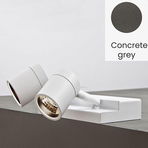 609 42 50 92 MUSEO MINI concrete grey/// настенный LED 2х9  х  609 42 50 92