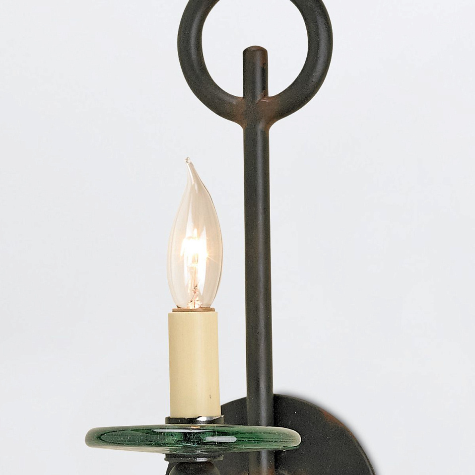 QNC-SETHOS-WB-ABK SETHOS Old Iron/Recycled Glass /// настенный E14 1х60  х   