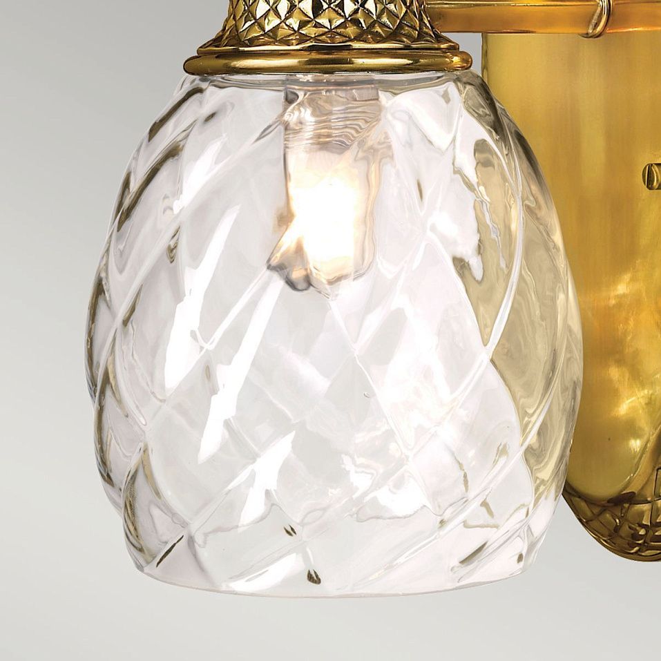 HK-PLANTATION1-BATH-BB PLANTATION Burnished Brass /Clear// настенный G9 1х3.5  х   