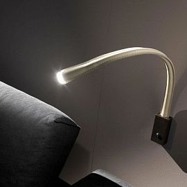 ACAM.000353 FLEXILED SATIN BRONZE/Ivory leather// настенный LED 1х3  х  ACAM.000353