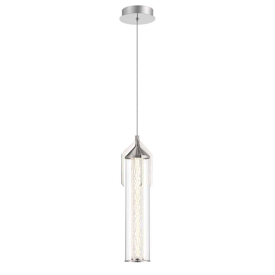 QN-ESPADA-1P-PC ESTRADA Polished Chrome/Clear//прозрачный подвесной LED 1х18  х   