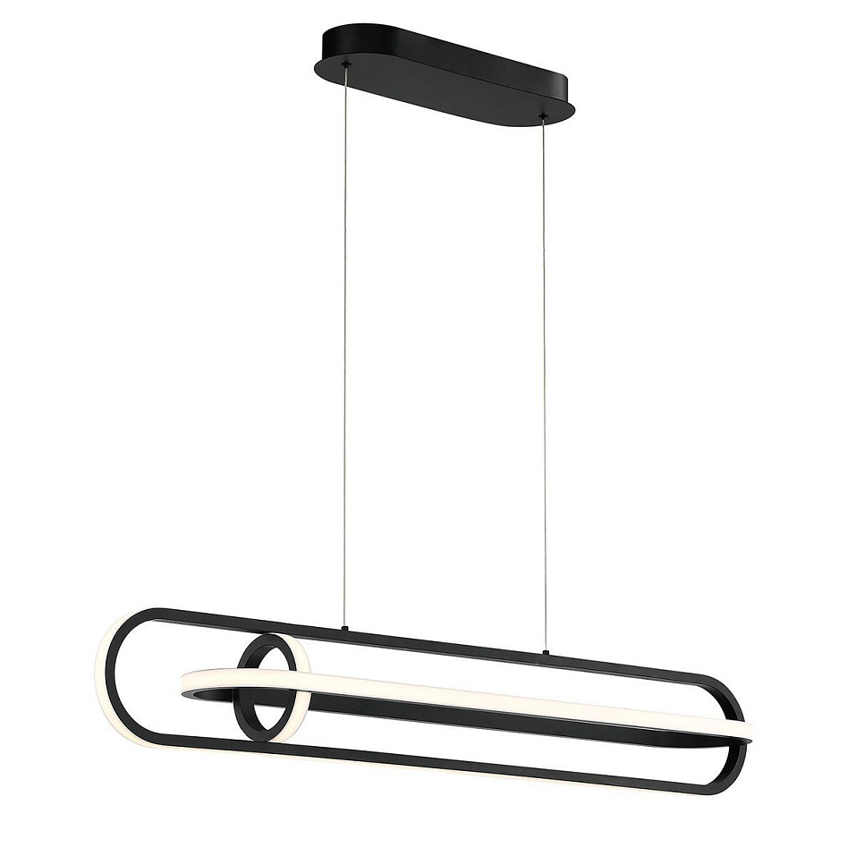 QN-DEMARK-LP-BK DEMARK Matte Black///белый подвесной LED 1х58  х   