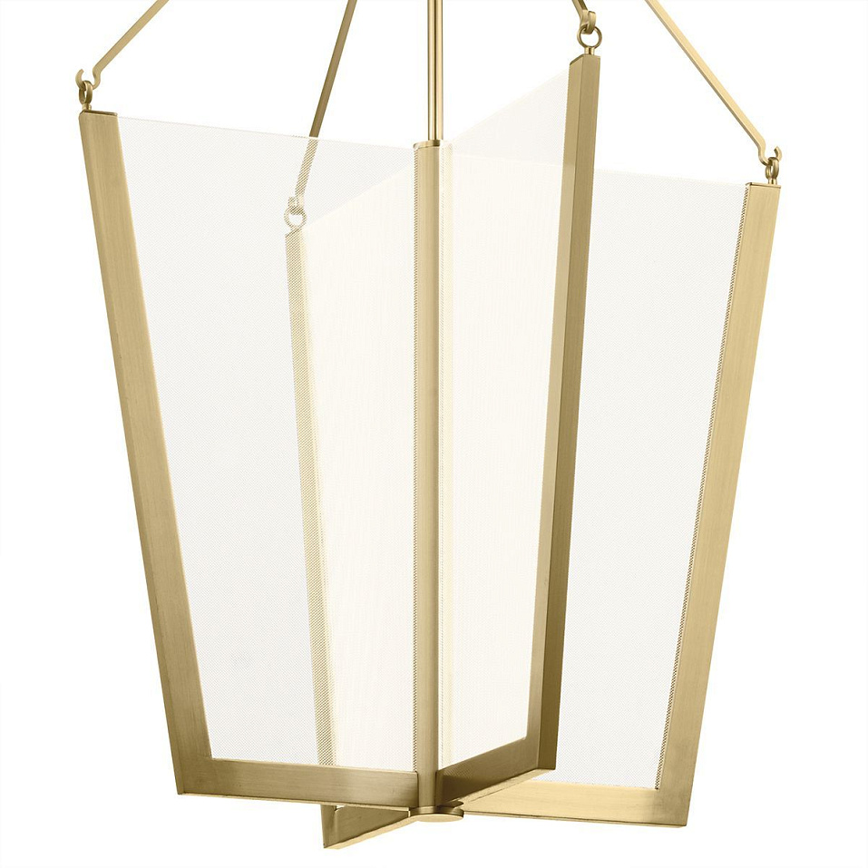 QN-CALTERS-P-L-CG CALTERS Champagne Gold///прозрачный подвесной LED 1х72,3  х   